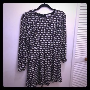 Fun and flattering horse print dress